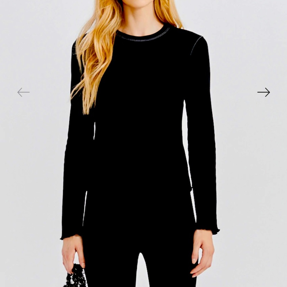 Adorable basic good black blouse that everyone needs
